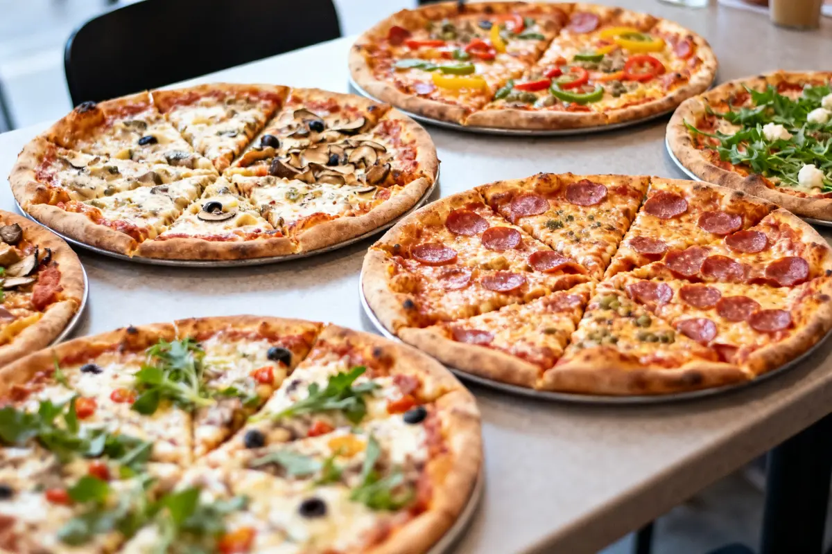 Pizza Sixes : guide des tailles et parts idéales