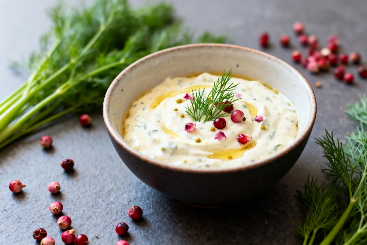 Sauce gravlax traditionnelle à l’aneth : Recette facile et rapide