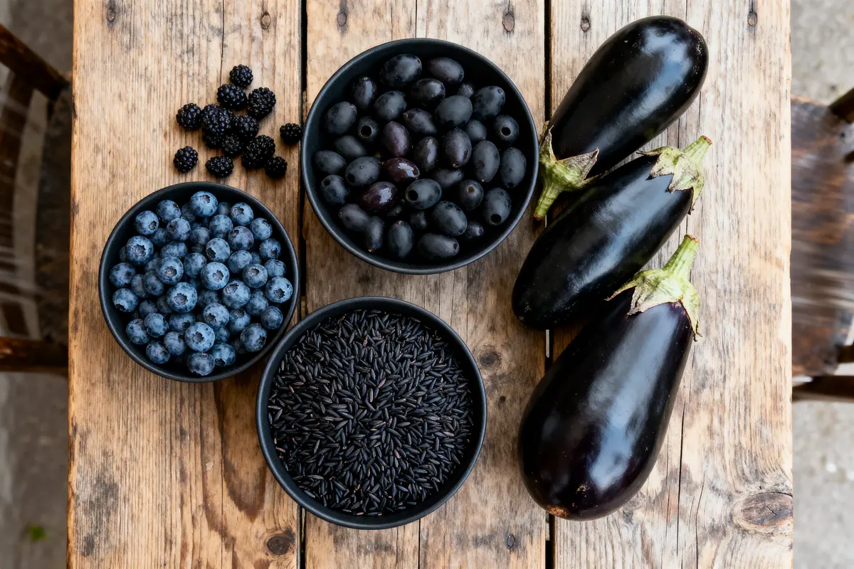 Aliments Noir : Découvrez des bienfaits, variétés et recettes