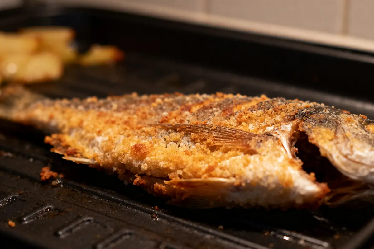 Poisson pané surgelé Air Fryer : Croustillant en 12 min !