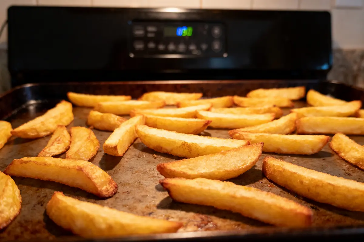 Temps de cuisson frites au four : Recette rapide et croustillante !