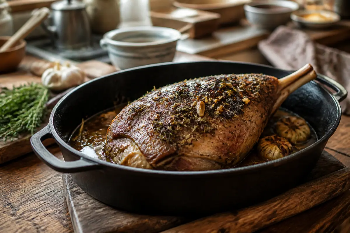 Épaule d’agneau cuisson lente : Secrets Pour Une Viande Fondante !