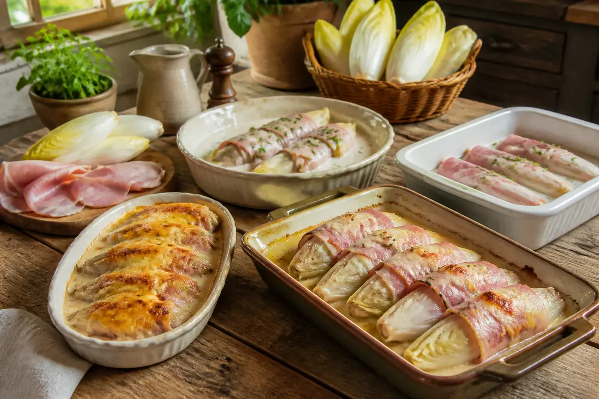 Recettes endives au jambon : 5 façons savoureuses à tester !