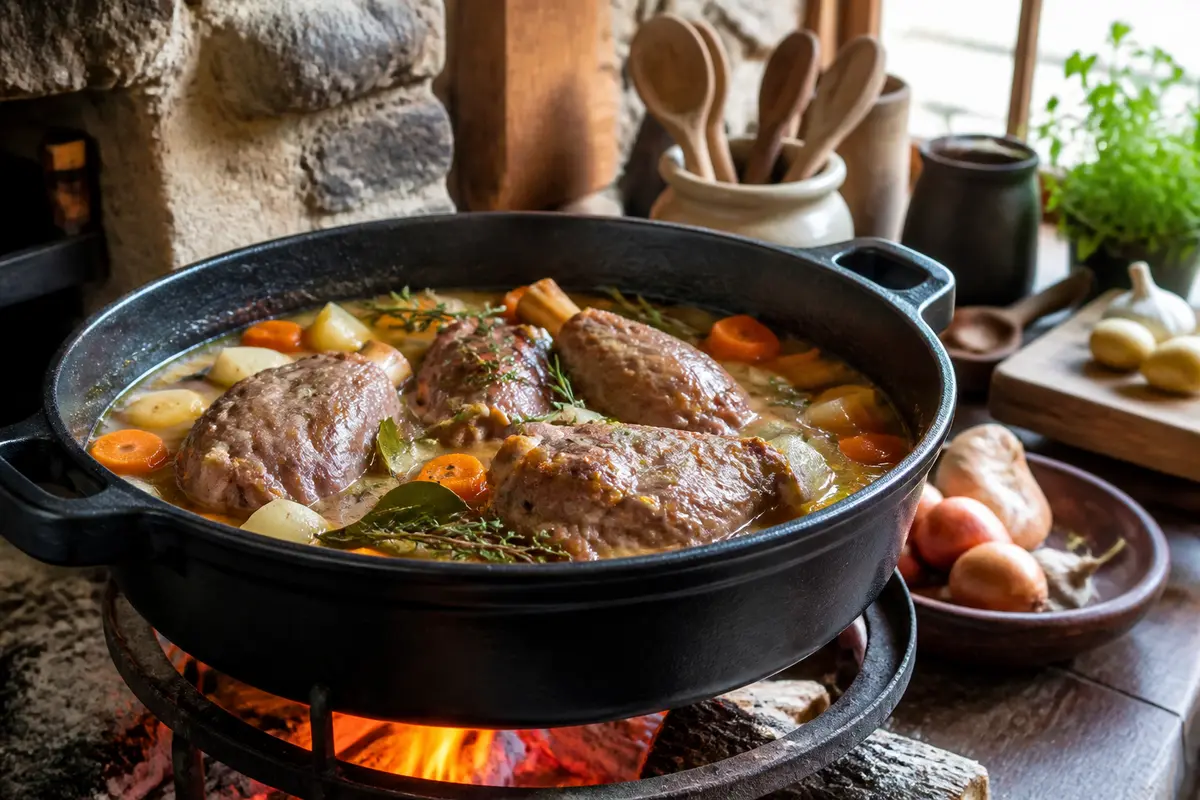 Temps de cuisson souris d’agneau en cocotte : Recette fondante